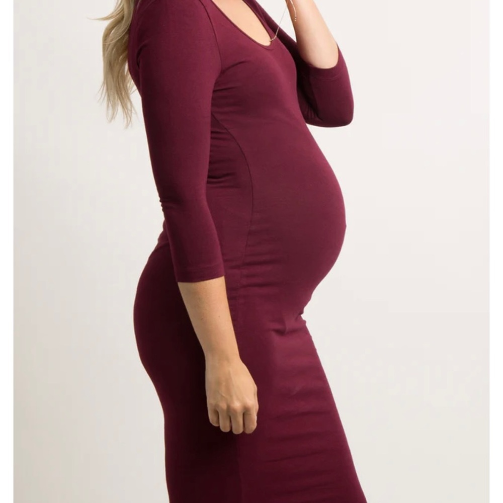 Pinkblush 3/4 Sleeve Maternity Dress